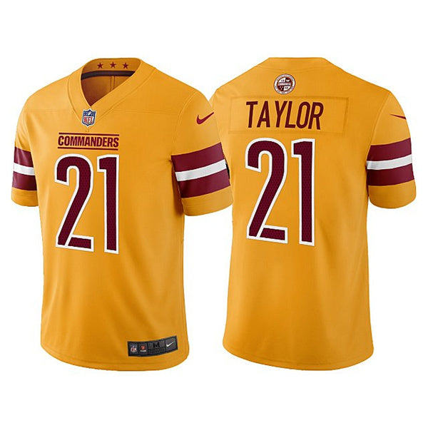 Sean Taylor Washington Commanders gold jersey