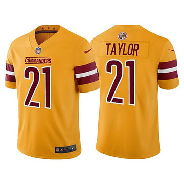 Sean Taylor Washington Commanders gold jersey