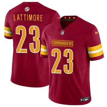 Marshon Lattimore Washington Commanders burgundy FUSE jersey
