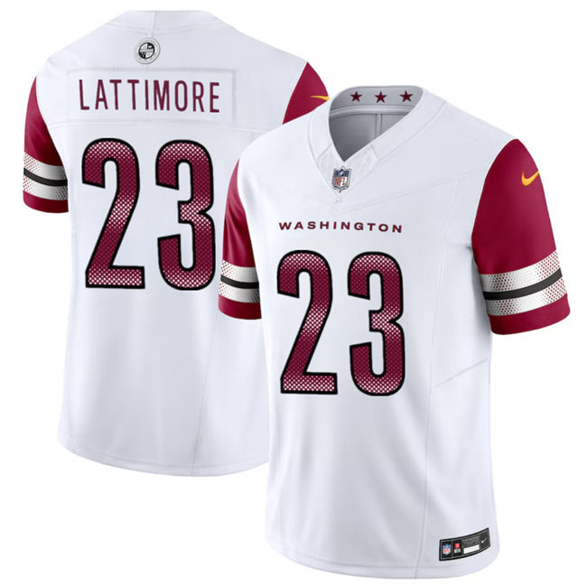 Marshon Lattimore Washington Commanders white FUSE jersey