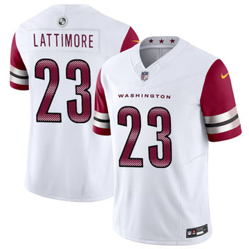 Marshon Lattimore Washington Commanders white FUSE jersey