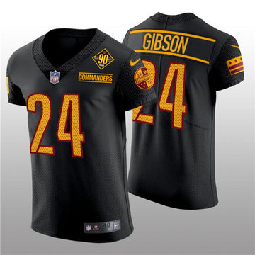 Antonio Gibson Washington Commanders black Elite jersey