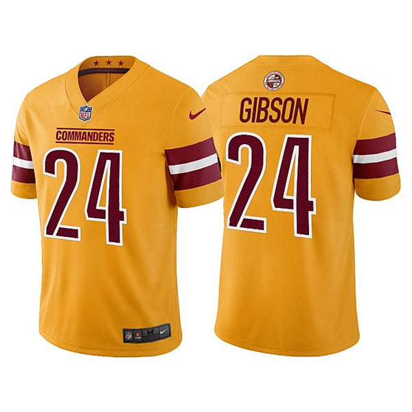 Antonio Gibson Washington Commanders gold jersey