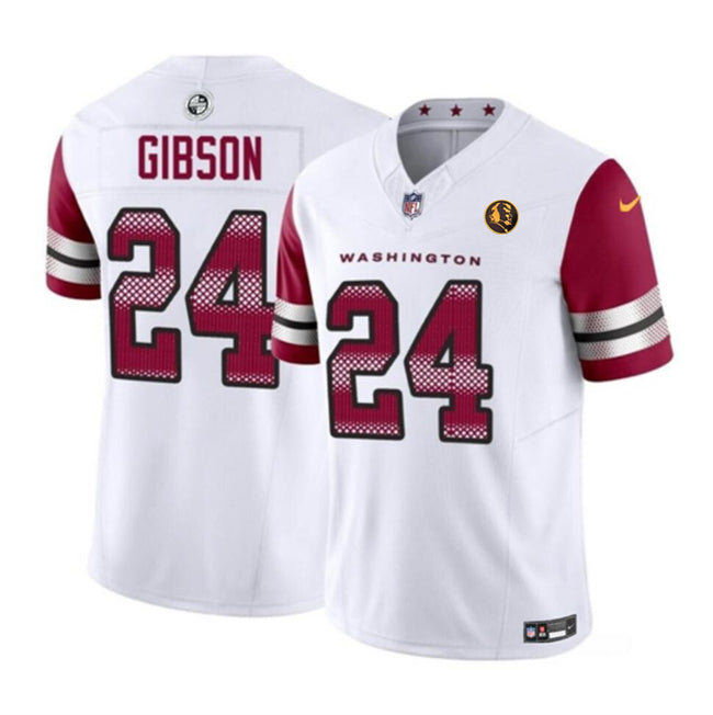 Antonio Gibson Washington Commanders white FUSE jersey