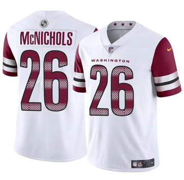 Jeremy McNichols Washington Commanders white jersey