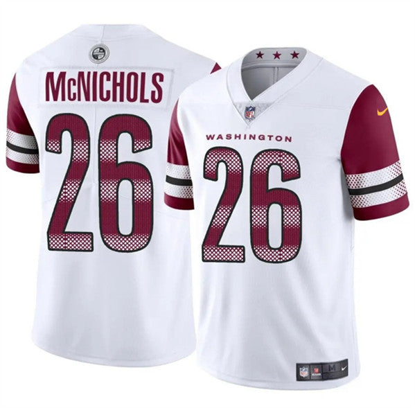 Jeremy McNichols Washington Commanders white jersey