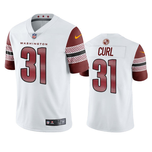 Kamren Curl Washington Commanders white jersey