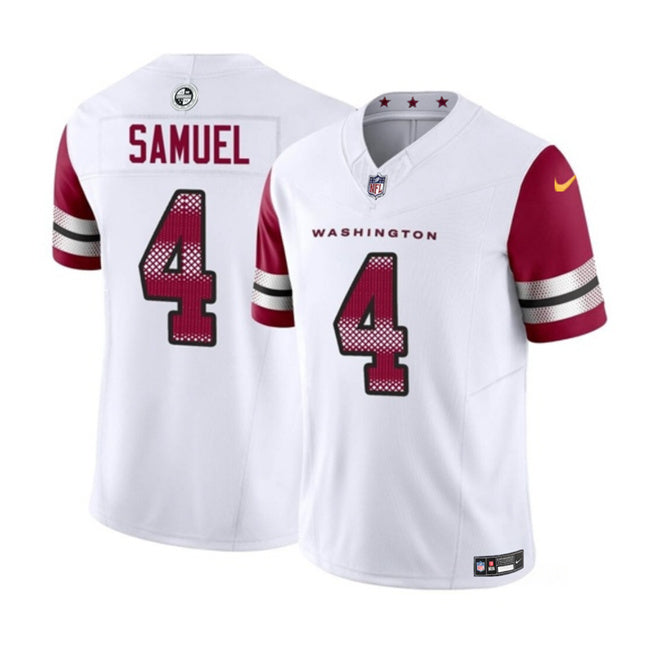 Curtis Samuel Washington Commanders white FUSE jersey