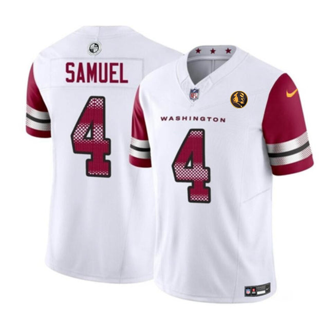 Curtis Samuel Washington Commanders white FUSE jersey