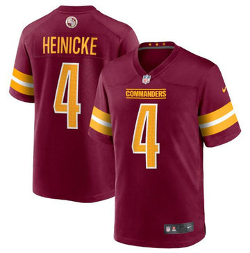 Taylor Heinicke Washington Commanders burgundy Game jersey