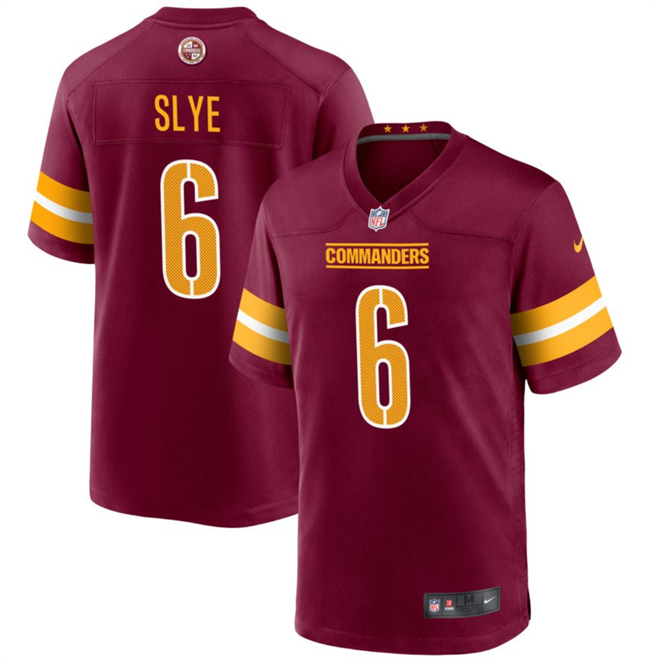 Joey Slye Washington Commanders burgundy Game jersey