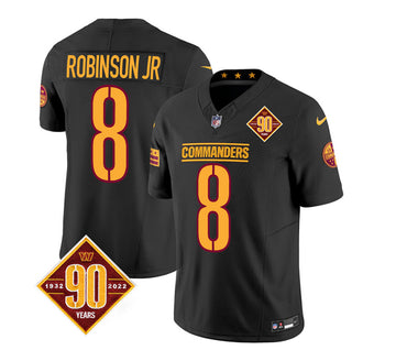 Brian Robinson Washington Commanders black FUSE jersey
