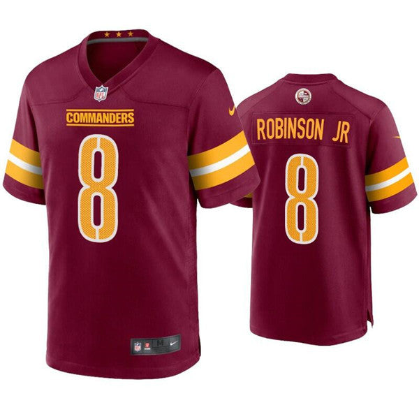 Brian Robinson Jr Washington Commanders burgundy Game jersey