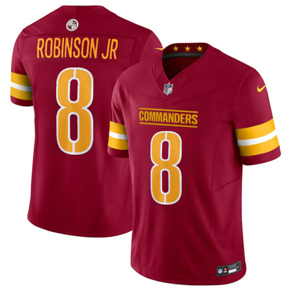 Brian Robinson Jr Washington Commanders burgundy FUSE jersey