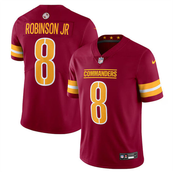 Brian Robinson Jr Washington Commanders burgundy jersey