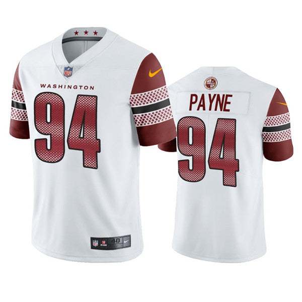 Daron Payne Washington Commanders white jersey