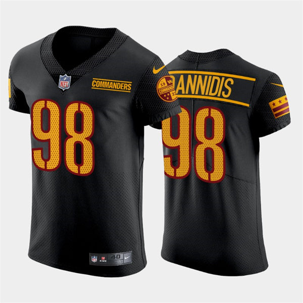 Matt Ioannidis Washington Commanders black Elite jersey