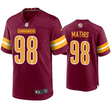 Phidarian Mathis Washington Commanders burgundy Game jersey