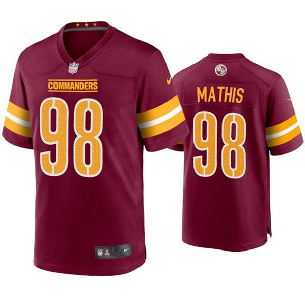 Phidarian Mathis Washington Commanders burgundy Game jersey