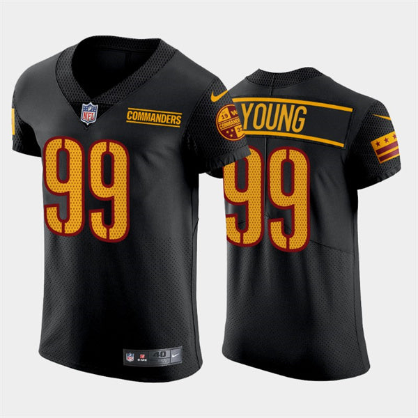 Chase Young Washington Commanders black Elite jersey