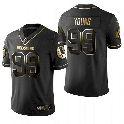 Chase Young Washington Commanders black jersey
