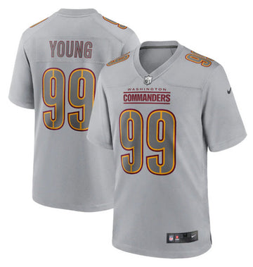 Chase Young Washington Commanders gray Game jersey