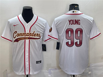 Chase Young Washington Commanders white jersey