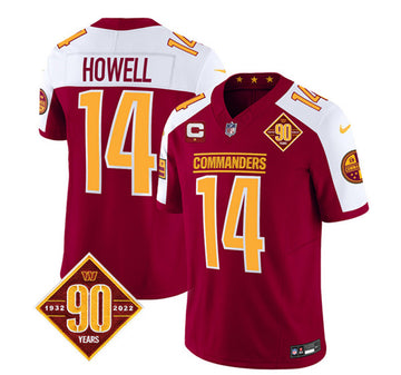 Custom Washington Commanders burgundy-white FUSE jersey