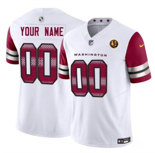 Custom Washington Commanders white FUSE jersey
