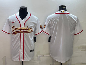 Custom Washington Commanders white jersey