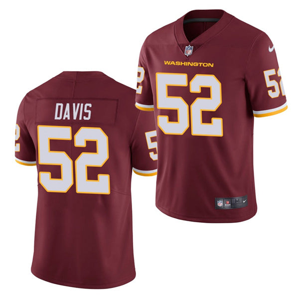 Jamin Davis Washington Commanders burgundy jersey