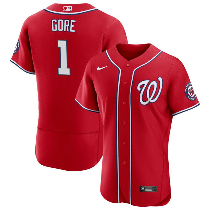 MacKenzie Gore Washington Nationals red jersey