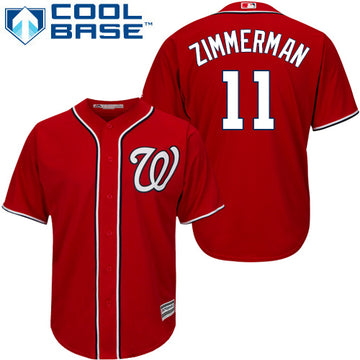 Ryan Zimmerman Washington Nationals red jersey
