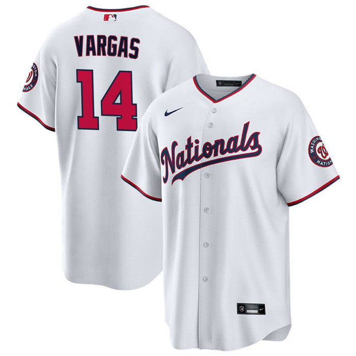 Ildemaro Vargas Washington Nationals white jersey