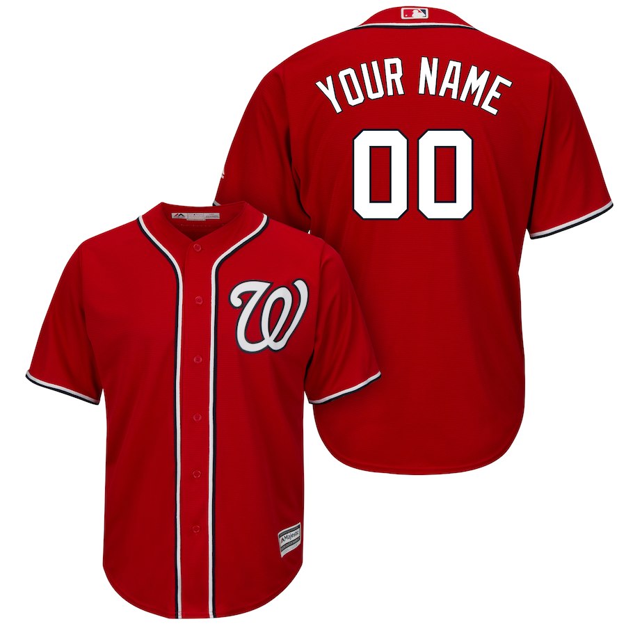 Washington Nationals red jersey