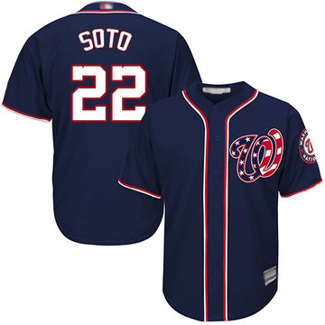Juan Soto Washington Nationals navy jersey