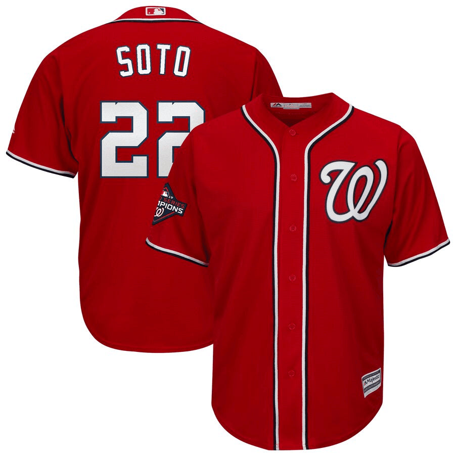 Juan Soto Washington Nationals red jersey