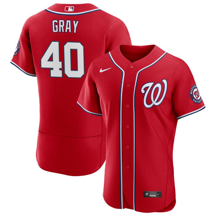 Josiah Washington Nationals gray jersey