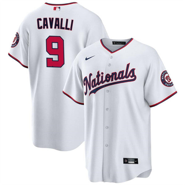 Cade Cavalli Washington Nationals white jersey