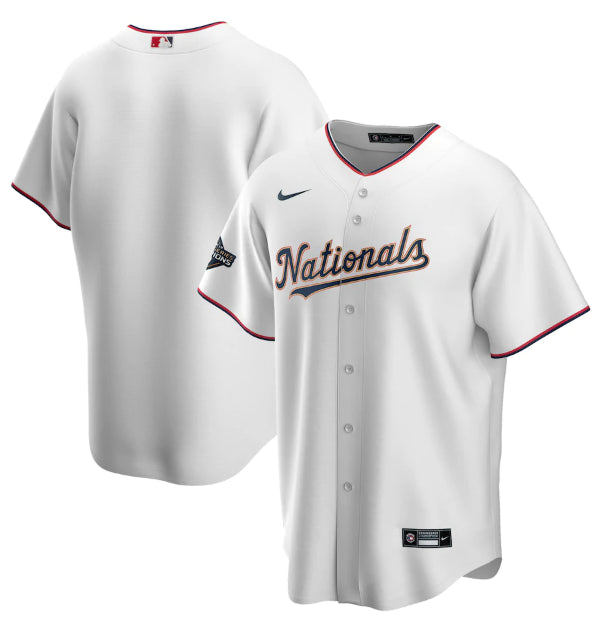 Custom Washington Nationals white jersey