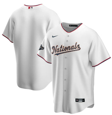 Custom Washington Nationals white jersey