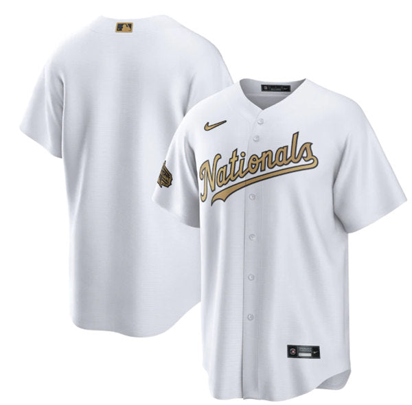 Custom Washington Nationals white All-Star jersey