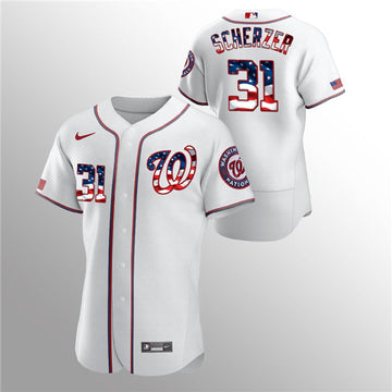 Washington Nationals white jersey