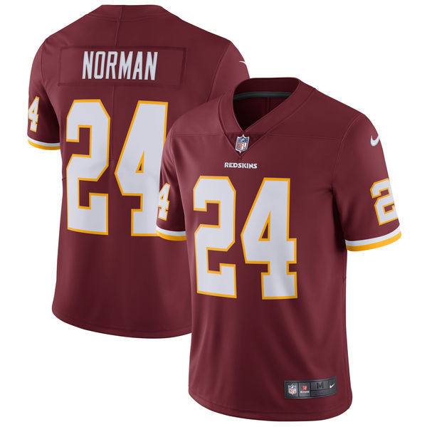 Josh Norman Washington Commanders burgundy jersey