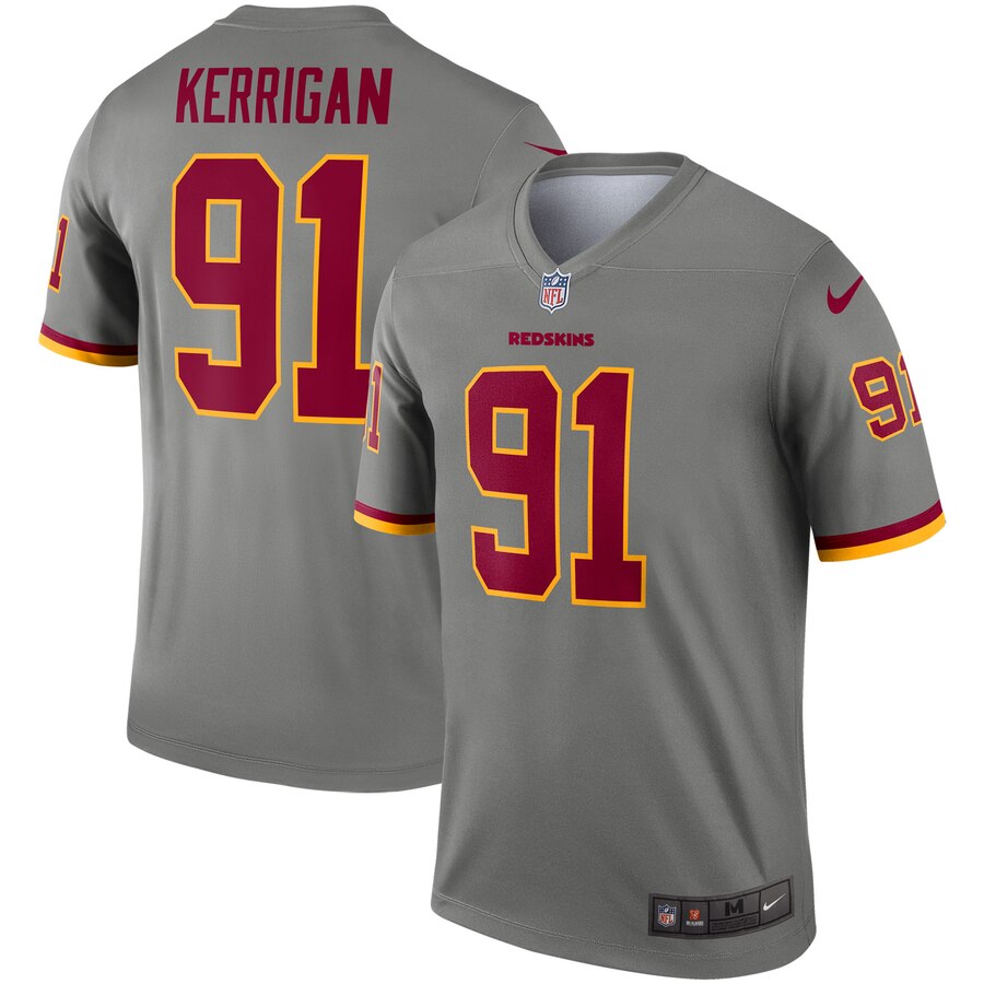 Ryan Kerrigan Washington Commanders gray Inverted Legend jersey