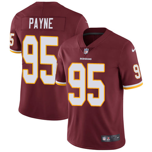 Da'Ron Payne Washington Commanders burgundy jersey