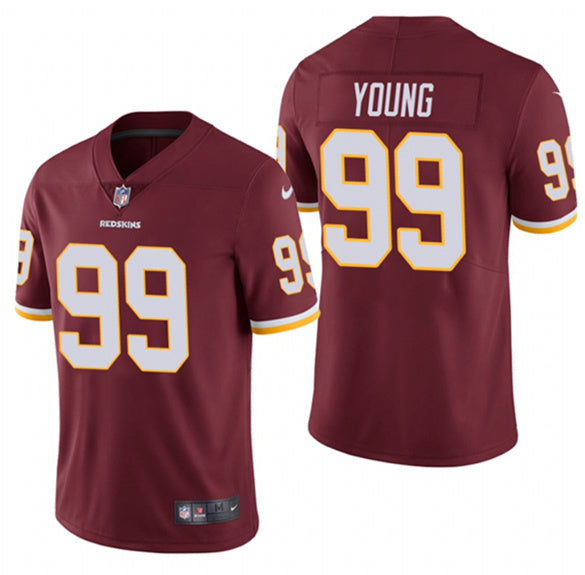 Chase Young Washington Commanders burgundy jersey