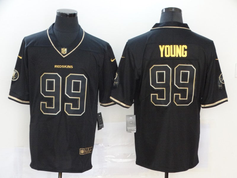 Chase Young Washington Commanders black jersey