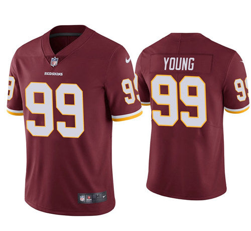 Chase Young Washington Commanders burgundy jersey