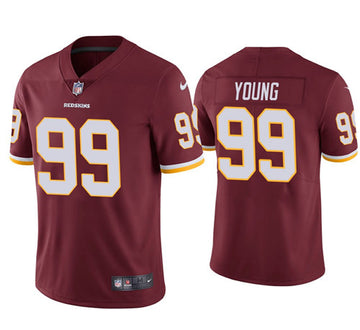 Chase Young Washington Commanders burgundy jersey